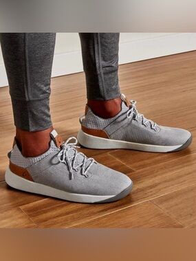 Olukai Mens Nanea Li Sneakers Gray Size 9